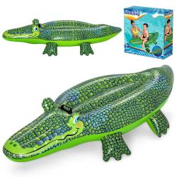 BESTWAY Pripučiamas krokodilas plaukiojimui 152x71 cm.